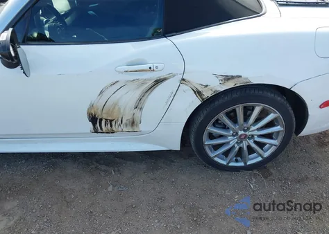 2017 Fiat 124 Spider Lusso from USA, damaged, VIN JC1NFAEK5H0101628